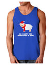 All I Want For Christmas Is Ewe Sheep Dark Loose Tank Top-Mens Loose Tank Top-TooLoud-Royal Blue-Small-Davson Sales