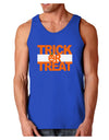 Trick or Treat Text Dark Loose Tank Top-Mens Loose Tank Top-TooLoud-Royal Blue-Small-Davson Sales