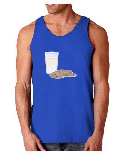 Milk and Cookies Design Dark Loose Tank Top-Mens Loose Tank Top-TooLoud-Royal Blue-Small-Davson Sales