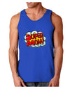 Super Mom - Superhero Comic Style Dark Loose Tank Top-Mens Loose Tank Top-TooLoud-Royal Blue-Small-Davson Sales