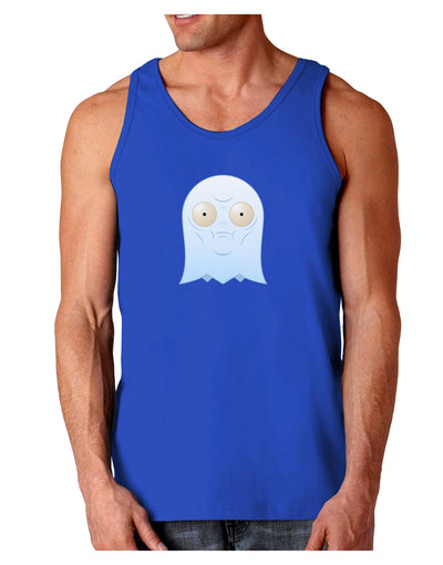 Intense Ghost Dark Loose Tank Top-Mens Loose Tank Top-TooLoud-Royal Blue-Small-Davson Sales