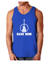 Bass Mom - Mother's Day Design Dark Loose Tank Top-Mens Loose Tank Top-TooLoud-Royal Blue-Small-Davson Sales