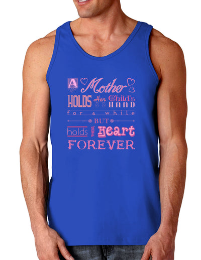 A Mother Holds Mother's Day Dark Loose Tank Top-Mens Loose Tank Top-TooLoud-Royal Blue-Small-Davson Sales