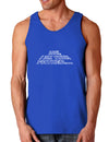 Look I am Your Father Dark Loose Tank Top-Mens Loose Tank Top-TooLoud-Royal Blue-Small-Davson Sales