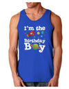 I'm the Birthday Boy - Outer Space Design Dark Loose Tank Top by TooLoud-Mens Loose Tank Top-TooLoud-Royal Blue-Small-Davson Sales