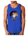 Extraterrestrial Face - Space #2 Dark Loose Tank Top by TooLoud-Mens Loose Tank Top-TooLoud-Royal Blue-Small-Davson Sales