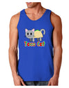 Cute Taco Cat Design Text Dark Loose Tank Top by TooLoud-Mens Loose Tank Top-TooLoud-Royal Blue-Small-Davson Sales