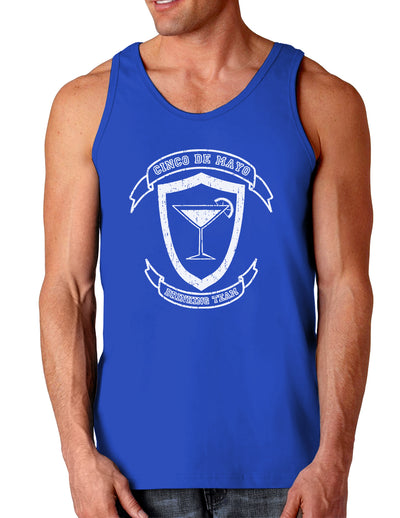 Cinco de Mayo Drinking Team Dark Loose Tank Top-Mens Loose Tank Top-TooLoud-Royal Blue-Small-Davson Sales