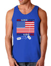 All Gave Some Some Gave All Dark Loose Tank Top-Mens Loose Tank Top-TooLoud-Royal Blue-Small-Davson Sales