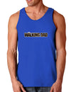 The Walking Dad Dark Loose Tank Top-Mens Loose Tank Top-TooLoud-Royal Blue-Small-Davson Sales