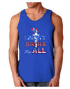 Liberty and Justice for All Dark Loose Tank Top-Mens Loose Tank Top-TooLoud-Royal Blue-Small-Davson Sales