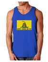 Classic Gadsden Flag Don't Tread On Me Dark Loose Tank Top-Mens Loose Tank Top-TooLoud-Royal Blue-Small-Davson Sales