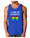 I Love My Daddies LGBT Dark Loose Tank Top-Mens Loose Tank Top-TooLoud-Royal Blue-Small-Davson Sales