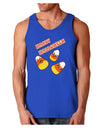 Happy Halloween Cute Candy Corn Dark Loose Tank Top-Mens Loose Tank Top-TooLoud-Royal Blue-Small-Davson Sales