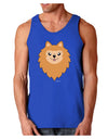 Cute Pomeranian Dog Dark Loose Tank Top by TooLoud-Mens Loose Tank Top-TooLoud-Royal Blue-Small-Davson Sales