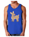 Cute Little Rudolph the Reindeer - Christmas Dark Loose Tank Top by TooLoud-Mens Loose Tank Top-TooLoud-Royal Blue-Small-Davson Sales