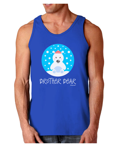 Matching Polar Bear Family - Brother Bear Dark Loose Tank Top by TooLoud-Mens Loose Tank Top-TooLoud-Royal Blue-Small-Davson Sales