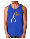 Oh Snap Wishbone - Thanksgiving Dark Loose Tank Top-Mens Loose Tank Top-TooLoud-Royal Blue-Small-Davson Sales