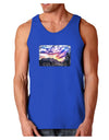 Colorado Rainbow Sunset Text Dark Loose Tank Top-Mens Loose Tank Top-TooLoud-Royal Blue-Small-Davson Sales