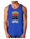 Natural Mustache Rainbow Dark Loose Tank Top-Mens Loose Tank Top-TooLoud-Royal Blue-Small-Davson Sales