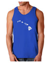 Hawaii - United States Shape Dark Loose Tank Top by TooLoud-Mens Loose Tank Top-TooLoud-Royal Blue-Small-Davson Sales