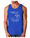 Personalized Mrs and Mrs Lesbian Wedding - Name- Established -Date- Design Dark Loose Tank Top-Mens Loose Tank Top-TooLoud-Royal Blue-Small-Davson Sales
