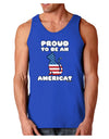 Proud to Be an Americat Dark Loose Tank Top by TooLoud-Mens Loose Tank Top-TooLoud-Royal Blue-Small-Davson Sales