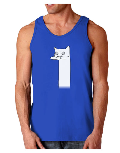 Longcat - Internet Humor Dark Loose Tank Top by TooLoud-Mens Loose Tank Top-TooLoud-Royal Blue-Small-Davson Sales