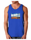 CO Beautiful View Text Dark Loose Tank Top-Mens Loose Tank Top-TooLoud-Royal Blue-Small-Davson Sales