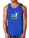 Tiger Would Dark Loose Tank Top-Mens Loose Tank Top-TooLoud-Royal Blue-Small-Davson Sales