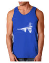 Bay Bridge Cutout Design Dark Loose Tank Top by TooLoud-Mens Loose Tank Top-TooLoud-Royal Blue-Small-Davson Sales