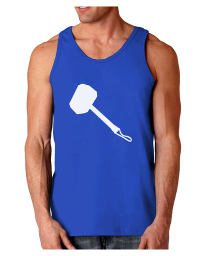 Thors Hammer Nordic Runes Lucky Odin Mjolnir Valhalla Dark Loose Tank Top by TooLoud-Mens Loose Tank Top-TooLoud-Royal Blue-Small-Davson Sales