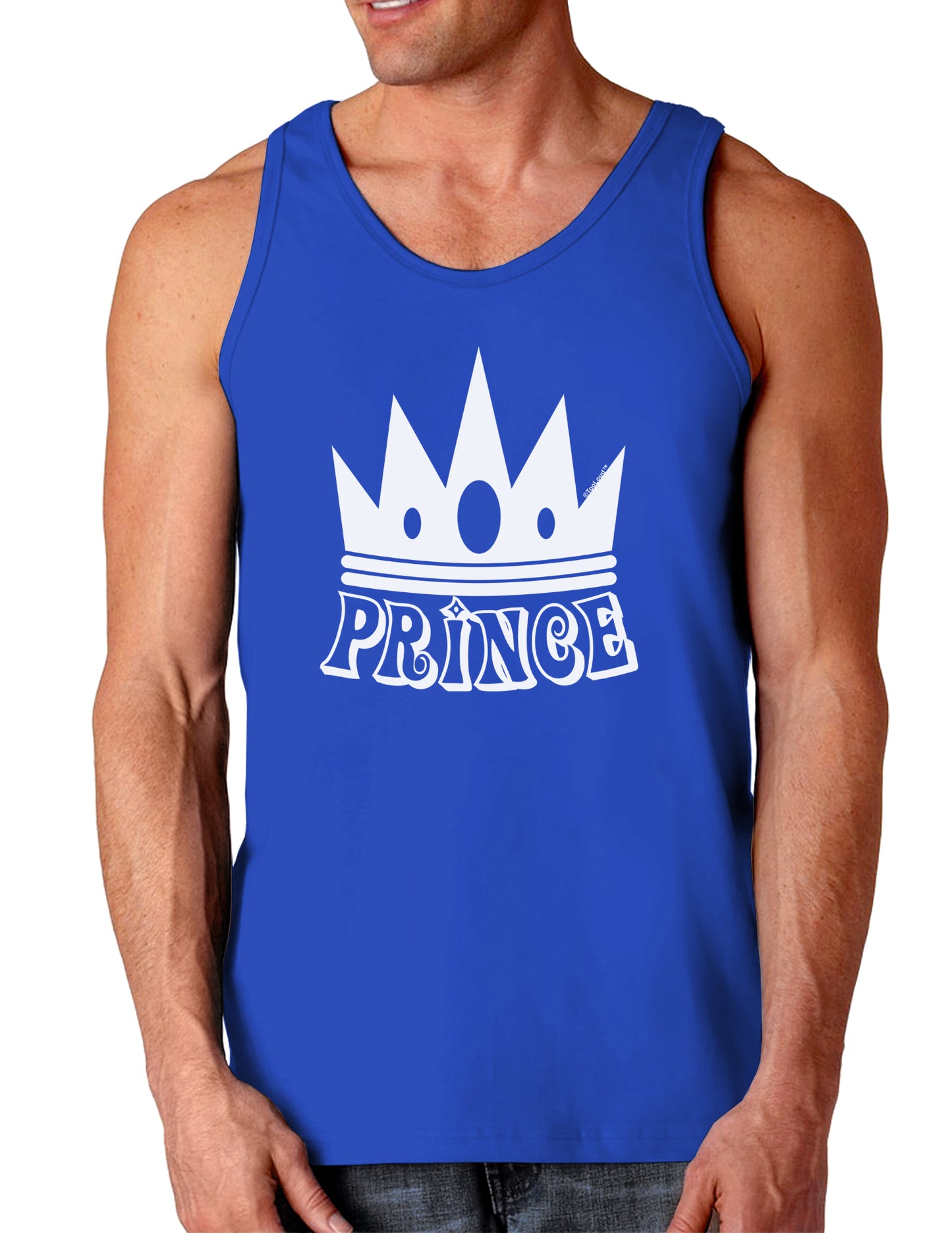 Prince Dark Loose Tank Top-Mens Loose Tank Top-TooLoud-Royal Blue-Small-Davson Sales
