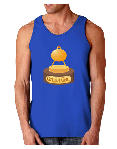 Golden Grill Trophy Dark Loose Tank Top by TooLoud-Mens Loose Tank Top-TooLoud-Royal Blue-Small-Davson Sales