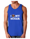 I Heart My Boxer Dark Loose Tank Top by TooLoud-Mens Loose Tank Top-TooLoud-Royal Blue-Small-Davson Sales