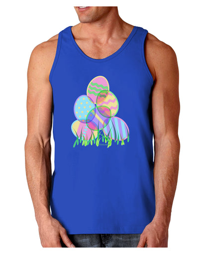 Gel Look Easter Eggs Dark Loose Tank Top-Mens Loose Tank Top-TooLoud-Royal Blue-Small-Davson Sales