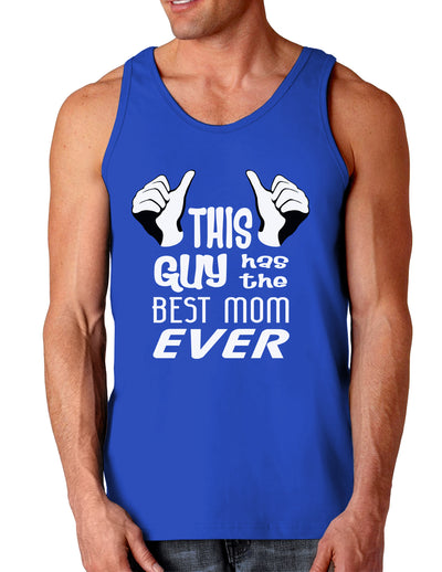 This Guy Has the Best Mom Ever Dark Loose Tank Top-Mens Loose Tank Top-TooLoud-Royal Blue-Small-Davson Sales