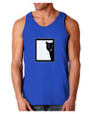 Cat Peeking Dark Loose Tank Top by TooLoud-Mens Loose Tank Top-TooLoud-Royal Blue-Small-Davson Sales