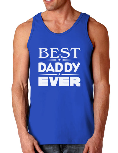 Best Daddy Ever Dark Loose Tank Top-Mens Loose Tank Top-TooLoud-Royal Blue-Small-Davson Sales