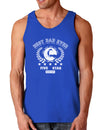 Best Dad Ever Collegiate Dark Loose Tank Top-Mens Loose Tank Top-TooLoud-Royal Blue-Small-Davson Sales