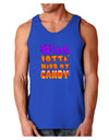 TooLoud Witch Betta Have My Candy Color Dark Loose Tank Top-Mens Loose Tank Top-TooLoud-Royal Blue-Small-Davson Sales