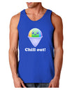 Cute Shaved Ice Chill Out Dark Loose Tank Top-Mens Loose Tank Top-TooLoud-Royal Blue-Small-Davson Sales