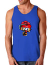 Tattoo Heart Dad Dark Loose Tank Top-Mens Loose Tank Top-TooLoud-Royal Blue-Small-Davson Sales