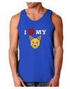 I Heart My - Cute Yorkshire Terrier Yorkie Dog Dark Loose Tank Top by TooLoud-Mens Loose Tank Top-TooLoud-Royal Blue-Small-Davson Sales