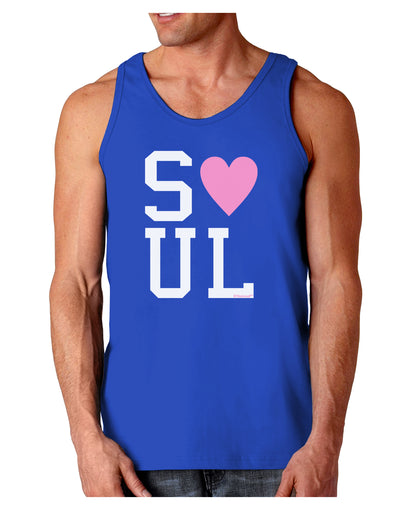 Matching Soulmate Design - Soul - Pink Dark Loose Tank Top by TooLoud-Mens Loose Tank Top-TooLoud-Royal Blue-Small-Davson Sales