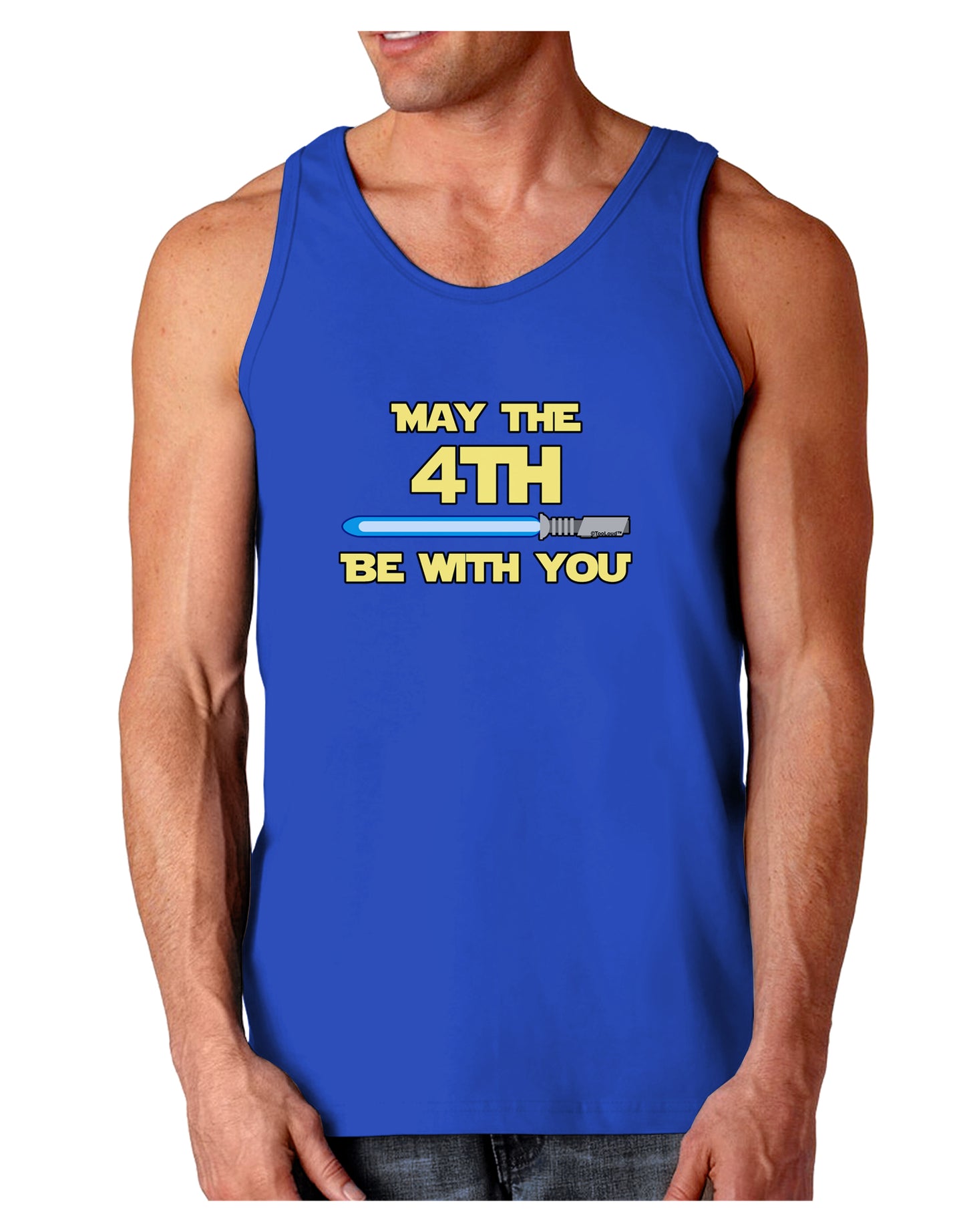 4th Be With You Beam Sword 2 Dark Loose Tank Top-Mens Loose Tank Top-TooLoud-Royal Blue-Small-Davson Sales