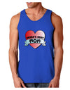 World's Best Mom - Heart Banner Design Dark Loose Tank Top by TooLoud-Mens Loose Tank Top-TooLoud-Royal Blue-Small-Davson Sales