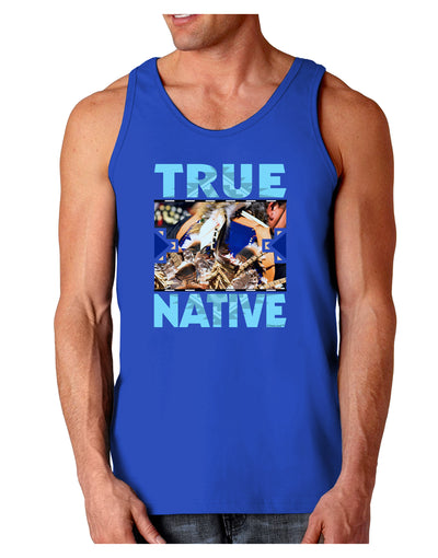 True Native American Dark Loose Tank Top-Mens Loose Tank Top-TooLoud-Royal Blue-Small-Davson Sales