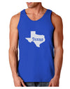 Texas - United States Shape Dark Loose Tank Top by TooLoud-Mens Loose Tank Top-TooLoud-Royal Blue-Small-Davson Sales