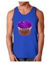 Giant Bright Purple Cupcake Dark Loose Tank Top by TooLoud-Mens Loose Tank Top-TooLoud-Royal Blue-Small-Davson Sales